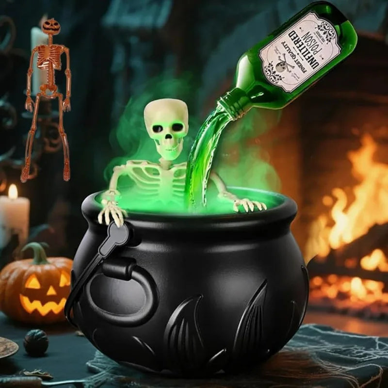 Magic Floating Witch Cauldron - Halloween Pouring Bottle Decoration