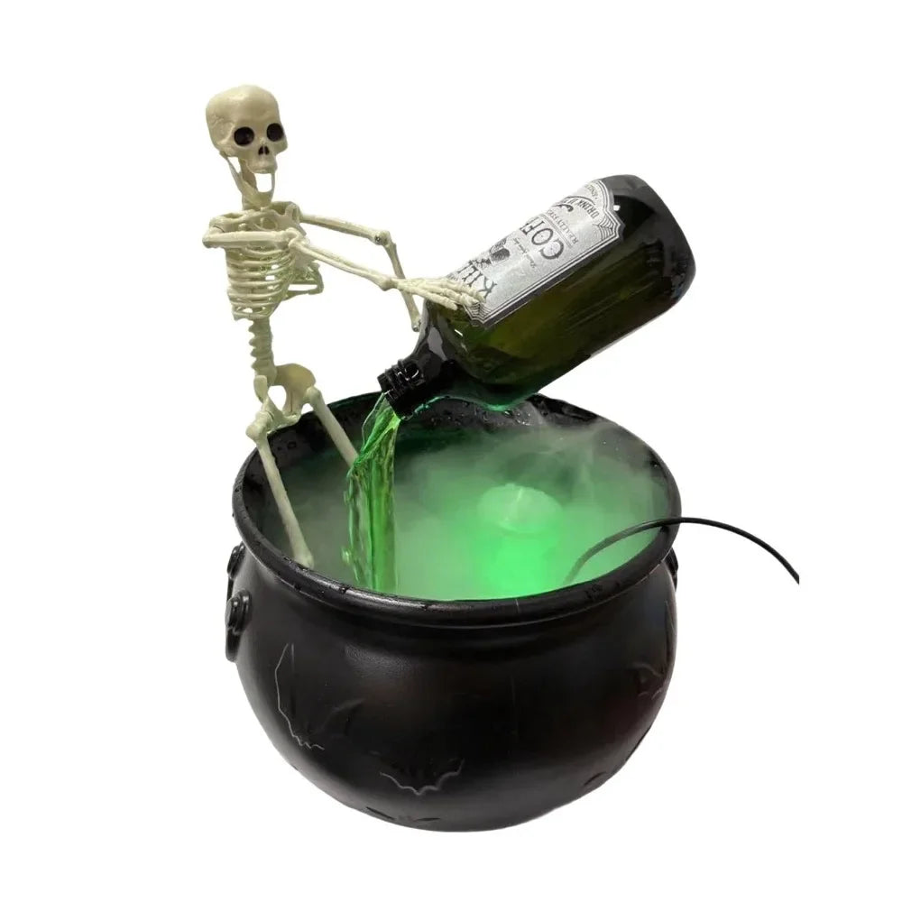 Magic Floating Witch Cauldron - Halloween Pouring Bottle Decoration